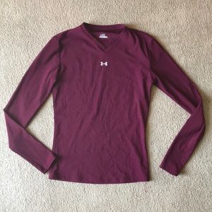 Maroon Under Armour Long Sleeve
